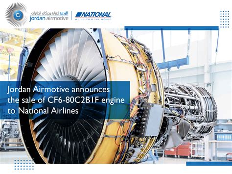 Jordan Airmotive -Jalco - Jordan Airmotive announces the sale of a CF6 ...