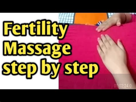 Fertility Massage Step by step कर बहत Simple तरक स YouTube