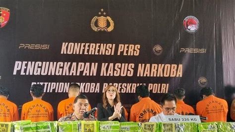 Bareskrim Polri Gagalkan Peredaran Kilogram Sabu Asal Malaysia