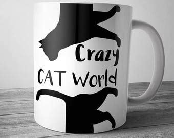 Cat lover mug | Etsy