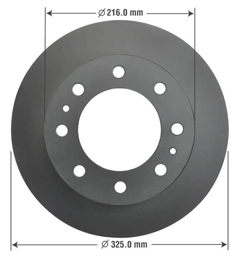 Cadillac Deville Omniparts Brake Rotor 13064420 Cadillac 13064420