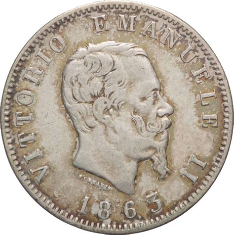 Regno DItalia Vittorio Emanuele II 1861 1878 Numismatic