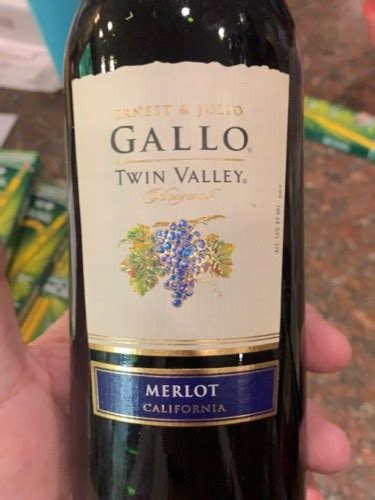 Ernest And Julio Gallo Twin Valley Vineyard Merlot Vivino Us