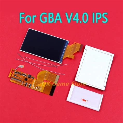 1set Brightness V4 IPS LCD Screen Kit For GBA Console Replacement LCD