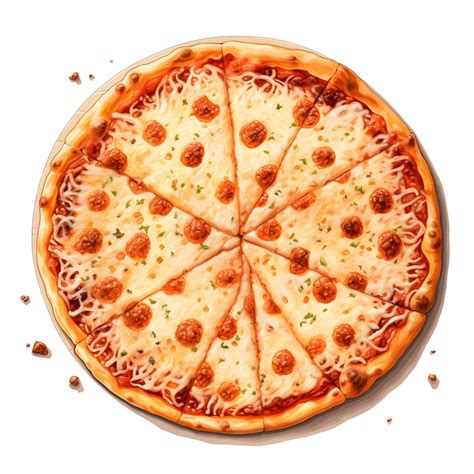 Premium AI Image | Thinly sliced cheese is a popular pizza topping in pizzerias