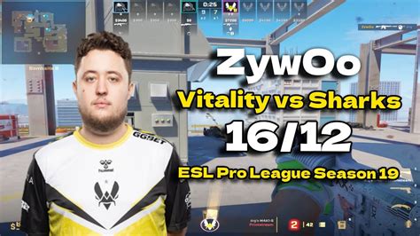 Cs Pov Vitality Zywoo Vs Sharks Vertigo Esl Pro League