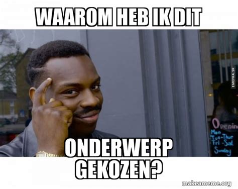 Waarom Dit Onderwerp