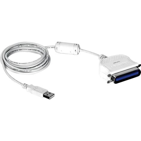 TRENDnet TU P1284 USB To Parallel Printer Cable Adapter Centronics