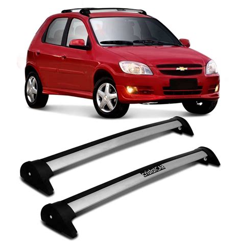 Rack De Teto Travessa L World Alum Nio Chevrolet Celta E Portas