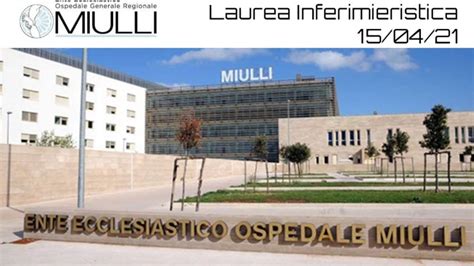 Laurea Infermieristica 15 04 21 Miulli Di Venere YouTube