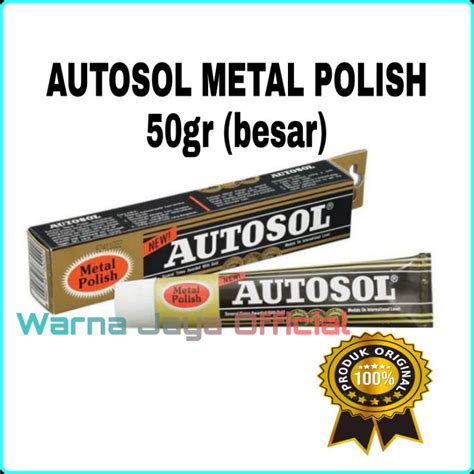 Jual Autosol Metal Polish Besar Gr Pasta Pengkilap Logam Metal Chrome