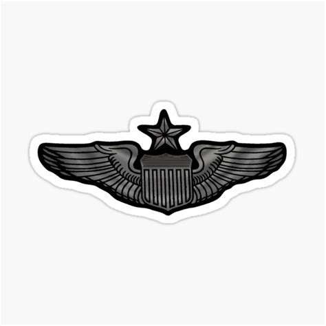 Air Force Senior Pilot Wings Sticker For Sale By Hawaiiankitten Redbubble