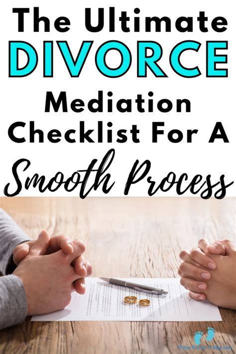 The Ultimate Divorce Mediation Checklist For A Smooth Process