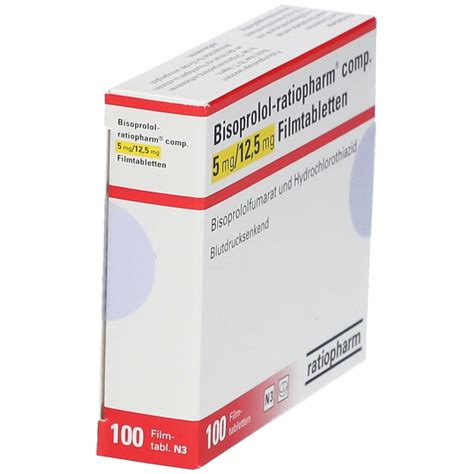 Bisoprolol Ratiopharm Comp Mg Mg St Mit Dem E Rezept