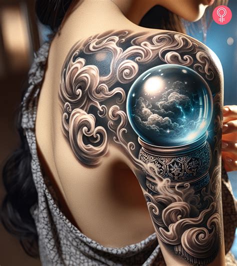 8 Crystal Ball Tattoos: Visions Of Mystery And Divination