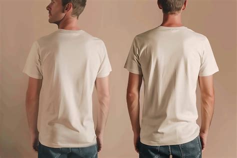 Un Hombre Con Una Camisa Blanca Que Dice Camiseta Vector Premium