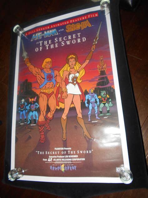 He Man And She Ra Secret Of The Sword Animation Original Rolled One Sheet 1868324200