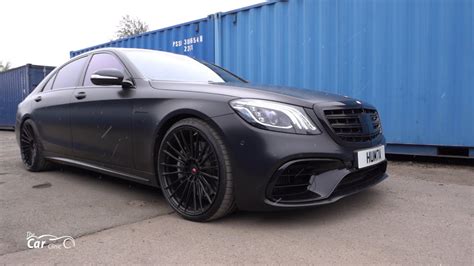 Mercedes Benz S63 Amg Satin Black Wrap Vossen Alloys Youtube