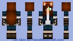 Kitsune Girl Adventurer Minecraft Skin