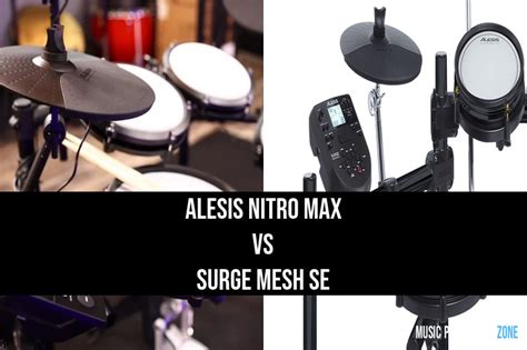 Alesis Nitro Max Vs Surge Mesh Special Edition Music Production Zone