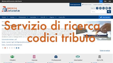 Agenzia Delle Entrate Guida Completa Ai Codici Tributo E Come