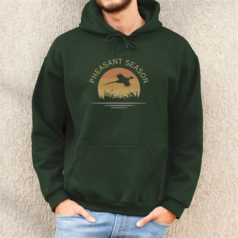 Pheasant Season Hooded Sweatshirt Pheasant Hoodie Bird - Etsy