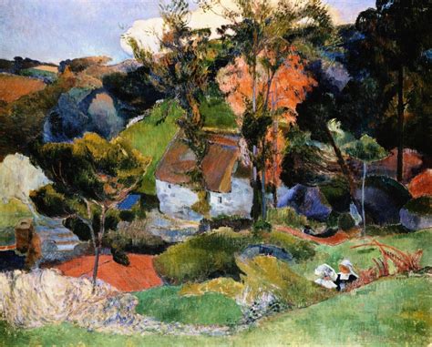 Landscape At Pont Aven Posters And Prints By Paul Gauguin