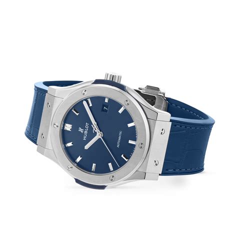 Hublot Classic Fusion Blue Titanium 42mm 542 Nx 7170 Lr Goldsmiths