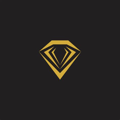 Creative Diamond Concept Logo Design Template 26081552 Vector Art at ...