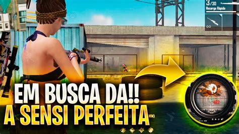 FREE FIRE AO VIVO EM BUSCA DA SENSI PERFEITA TREINAMENTO RANKED