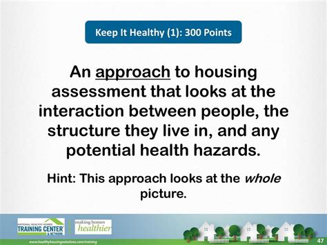 Healthy Homes Assessment For Community Health Workers Ppt Download