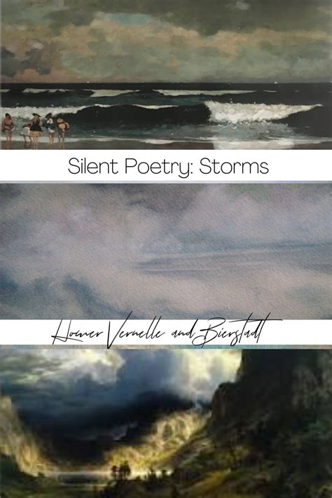 Silent Poetry: Storms | Winslow homer, Art blog, Albert bierstadt