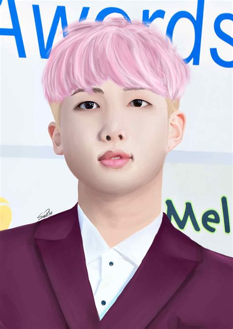 Bts Kim Nam Joon Rapmonster By Sarapite On Deviantart