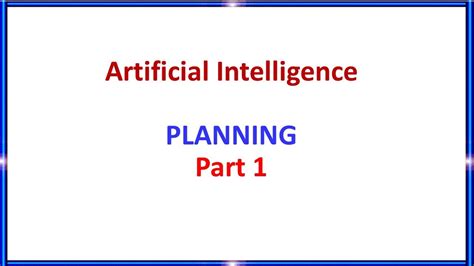 Artificial Intelligence Components Of Planning Green S Approach