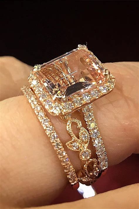 Morganite Engagement Rings We Are Obsessed With See More