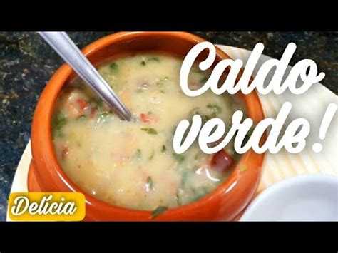 Como fazer Caldo verde Fácil rápido e delicioso YouTube