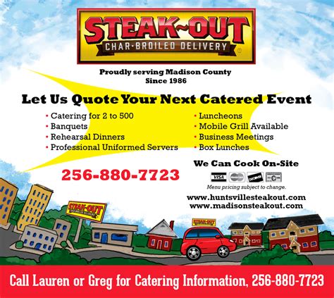 Catering Steak Out Huntsville And Madison Al