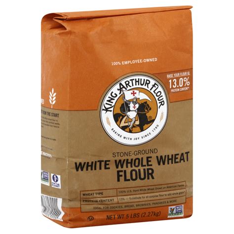 King Arthur Flour Stone Ground White Whole Wheat Flour Hy Vee Aisles Online Grocery Shopping