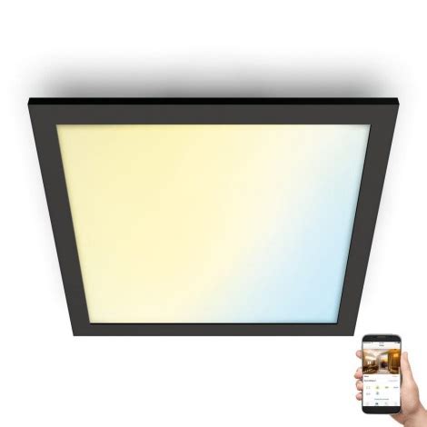 WiZ Plafonnier LED à intensité variable SUPERSLIM LED 36W 230V noir