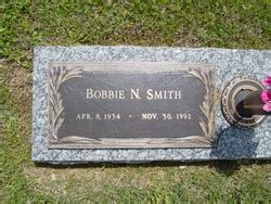 Bobbie Nell Freeman Smith 1934 1992 Mémorial Find a Grave