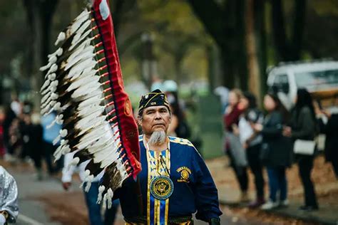 National Native American Veterans Memorial Native Veterans Procession