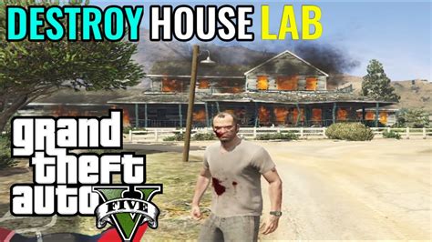 GTA 5 TREVOR DESTROY O NILLS BROTHERS METH LAB AND HOUSE YouTube