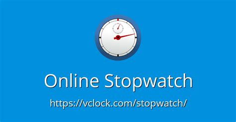 Online Stopwatch - vClock