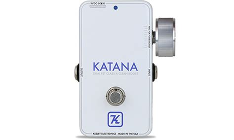 Keeley Electronics Katana Clean Boost Throwback White Ln Ke