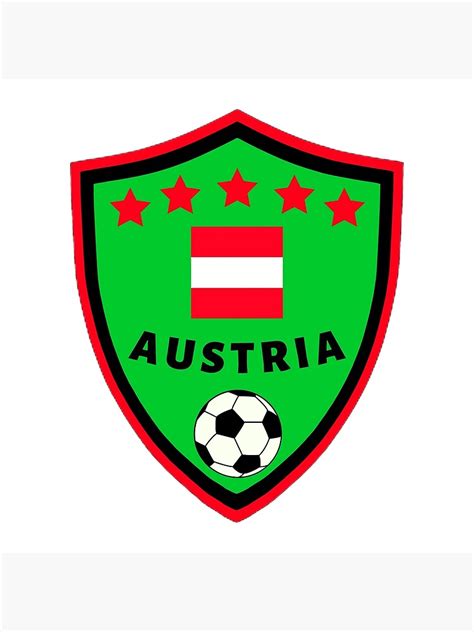 "Austria Football Team" Poster for Sale by Footballunite | Redbubble