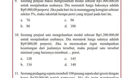 Kunci Jawaban Matematika Kelas Semester Halaman Uji