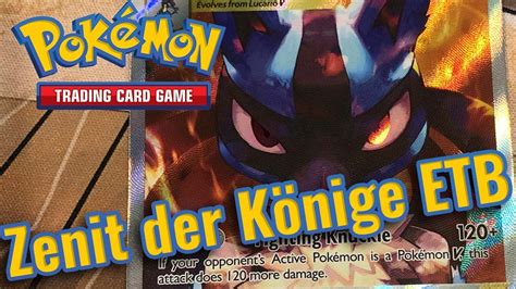 Zenit der Könige Top Trainer Box Pokémon Crown Zenith YouTube