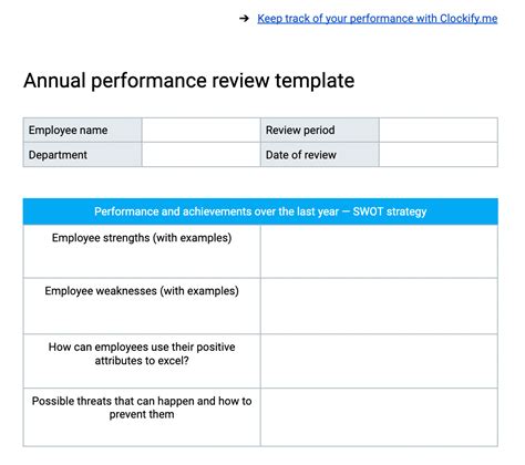 Performance Appraisal Form Templates Pdf Safetyculture Off