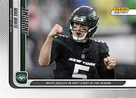 Nfl New York Jets 2022 Instant Weekly Football Single Card 1 Of 179