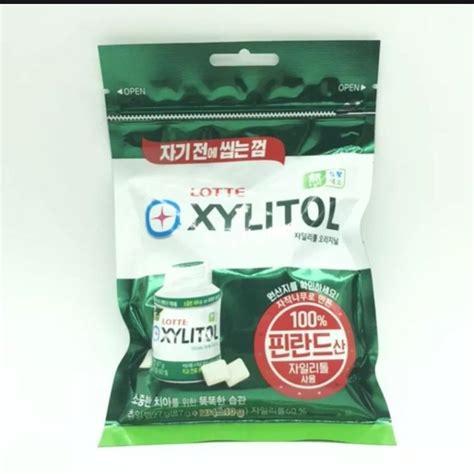 Lotte Xylitol Sugar Free Chewing Gum Lime Mint Flavored Lazada Ph